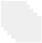 SISER EasyWeed Heat Transfer Vinyl HTV for T-Shirts 12 x 12 Inches 5 Precut Sheets (White)