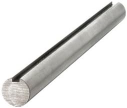 Keyshaft - 8MM GKS-1045-1200 - Carbon Steel Grade 1045 Keyed Shaft, 8mm Diameter, 2mm x 1.2mm Keyway, 1200mm Length