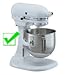 SideSwipe flexible silicone edge beater attachment for KitchenAid 4.5-5 Qt bowl-lift stand mixer, blue