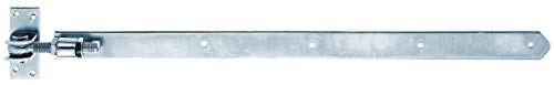 Alberts 318338 Ladenband | gerade, Abschluss abgerundet, verstellbar um 30 mm | galvanisch blau verzinkt | 660 x 40 mm