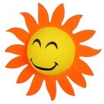Happy Sunflower Antenna Topper Ball
