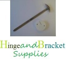 Hinge and Bracket Supplies Cabinet Lift Up Flap Stay Hinge Right Hand 206Mm X 9Mm Plus Housing Nickel