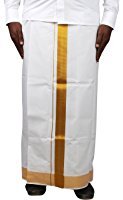 Men's Cotton Lungi(KB04_White_Freesize)