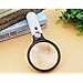 Magnifying Glass with Bright Led Lights, Visual Enhancing Magnifier Glass Double Optical Lens Auxiliary Included 45X Magnification for Reading, Coins, Seniors, Geology by SINOCCL (Small Black) primary