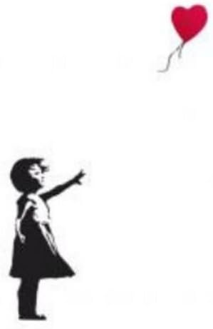 Balloon Girl by Banksy 36"x24" Art Print Poster