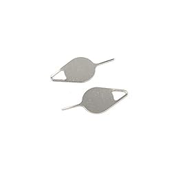 Geesatis 100 PCS Silver Sim Card Tray Needle Pin