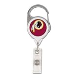 WinCraft NFL Washington Redskins Retractable Premium Badge Holder, Team Color, One Size