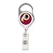 WinCraft NFL Washington Redskins Retractable Premium Badge Holder, Team Color, One Size