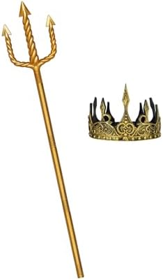 Amazon.com: Nicky Bigs Novelties Trident Spear, King Triton Staff, Aquaman  Trident Costume, Poseidon Costume Accessories, King Triton Accessories :  Clothing, Shoes & Jewelry
