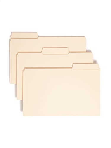 Smead SuperTab File Folder, Oversized Reinforced 1/3-cut Tab, Guide Height, Leg…