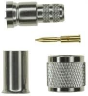 AMPHENOL CONNEX 182302 RF/COAXIAL, MINI-UHF PLUG, STR, 50 OHM, CRIMP (5 pieces)