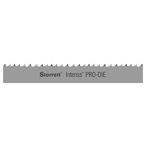 Starrett Intenss Pro-Die Band Saw Blade, Bimetal, Intenss Tooth, Raker Set, Pos…