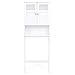 Best Choice Products Wooden Over-The-Toilet Space Saving Cabinet Shelf Tower Rack for Linens, Toiletry, White