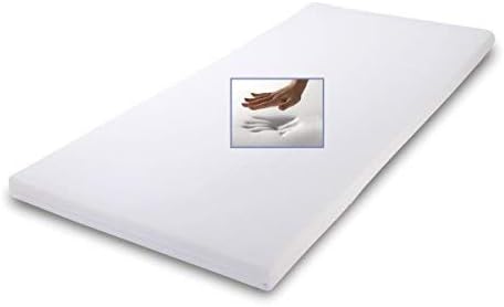 supply24 Visco Elastic Mattress Height 7 cm 80/90/100 x 190/200, Visco Pad for Mattress Visco Soft/Soft Incl. Cotton Cover Cheap