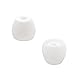 ALXCD Ear Tip for BeatsX in-Ear Headphone, 8 Pair SML & Double Flange Durable Soft Silicone Replacement Ear Bud Eartip, Fit for Beats by Dr. Dre BeatsX [8 Pair](White)