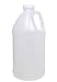 4SPRAY 1/2 Gallon Jug, 64 oz USP Empty Plastic Bottle - Bpa Free, Natural Color HDPE with 38mm Cap (1)