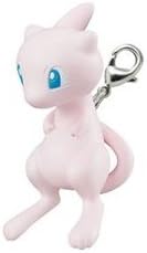 Bandai Pokemon Sun &amp; Moon Linking Keychain and Clasp Hanging Mascot Figure 1.5" - Mew (clasp)