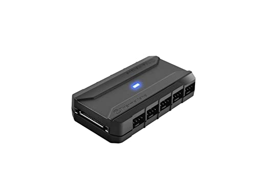 Thermaltake 212159 Accessory Ac-023-an1nan-a1 Commander Fp 10 Port Hub For Pwm…
