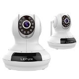 LeFun 720p Wireless WiFi IP Pan Tilt Surveillance Camera with Two-Way Audio Remote Security System (Pack of 2)