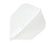 Cosmo Darts 6 Pack Fit Flight - Shape Dart Flight (White)