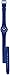 Swatch Blueberry Girl Blue Dial Plastic Silicone Quartz Ladies Watch LN148