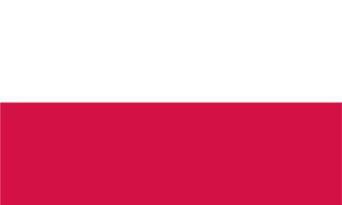 SSK Poland Outdoor Flag - Large 3' x 5', Weather-Resistant Polyester