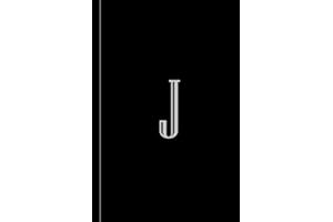 Monogram Blank Lined Journal: Notebook Letter J College Ruled 122 pages Numbered with Index 6x9 (Personalized Journal Notebook)