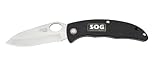 SOG Specialty Knives & Tools SP51-CP Slipzilla Knife with Straight Edge Folding 3.2-Inch Steel Drop Point Blade with G10 Handle, Satin Finish