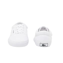 Lacoste Men's Lace Base Sneaker, White, 8