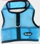 Netted Wrap N Go Velcro Harness (Turquoise, Extra Small - Neck 7-9" Chest 9-12")