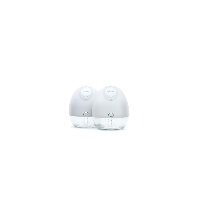 Elvie Breast Pump – Double, Wearable Breast Pump with App – The Smallest, Quietest Electric Breast Pump – Portable…