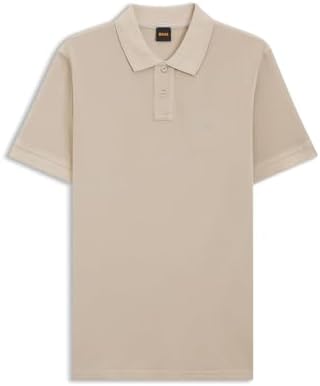 Boss prime polo, bege claro271, l para homens