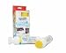 Glass Chalk The Original Patented Indoor/Outdoor Temporary Paint Marker for Auto Windows and Glass Surfaces, Sponge-Tip, Assorted Colors, White and Yellow, 2 Count