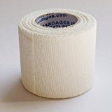 Gauztex Athletic Tape â€“ Tennis â€“ 1 Â½" Self-Adhesive Breathable Gauze â€“ Flexible, Sweatproof Non-Slip Grip (7 Â½ yd roll) (White, 1 Â½" x 7 Â½ yds)