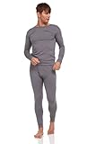 Thermal Underwear for Men Fleece Long Johns Warm