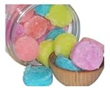 Sweet Tarts Scented Sugar Scrub,Individual Dissolving Disks, By Diva Stuff
