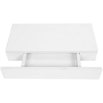 Amazon Com Welland Wall Mounted Storage Shelf With 2 Drawers