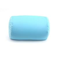 Deluxe Comfort Mooshi Squish Microbead Bed Pillow, 14" x 7" - Airy Squishy Soft Microbeads - Eighteen Fun Bubbly Colors To Choose From - Cuddly And Fun Dormroom Accessory - Bed Pillow, Sky Blue