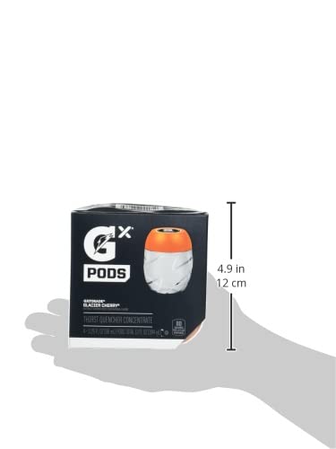 GATORADE GX HYDRATION SYSTEM, NON-SLIP GX SQUEEZE BOTTLES OR GX SPORTS DRINK CONCENTRATE PODS, 4 COUNT (PACK OF 6)