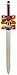 Nerf N-Force Marauder Long Sword (Red), Brown