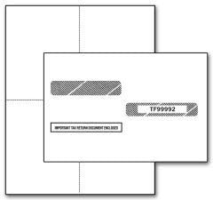 2019 Laser Tax Forms - W-2 Income (4-Up Style) & Envelope Kit for 100 Employees - Park Forms