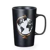 Starbucks 2015 Black Globe Mug, 16 Fl Oz