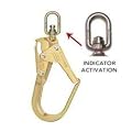 WestFall Pro 7456 11in Swivel Rebar Hook, 3,600lb Gate Strength 23kN (5,000lb) MBS. Fall Protection, ANSI and CSA Compliant