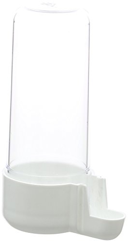 Pet Ting 9cm Water Drinker White Base – 90ml – Bird Drinker – Aviary – Fit Most Cages (Pack of 10)