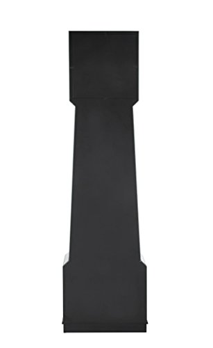 Major-Q 9097048 63" H Modern Glam Style1 Drawer Beveled Mirror Case Frame Wooden Bracket Feet Grandfather Floor Clock - Thumbnail 4