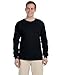 Fruit of the Loom Adult 5 oz. Long-Sleeve T-Shirt, Black, XL
