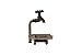 Creative Co-op Rustic Metal Faucet Soap Dish, Rust