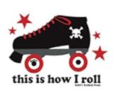 Evilkid Productions - This Is How I Roll Roller Skate - Mini Sticker / Decal