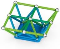 Classic - 60 Piezas - Bloques de Construcción Magnética para Niños - Green Line - Juguetes Educativos de Plástico 100% Reciclado