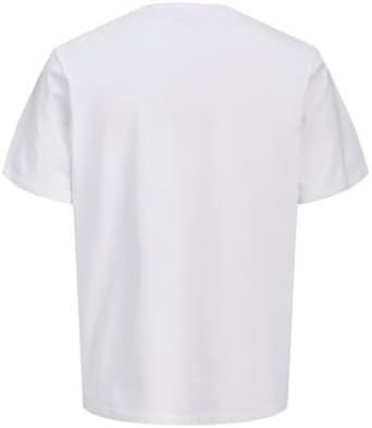 Jjindiana Tee SS Girocollo, Bianco Brillante, M, Bianco Brillante, M